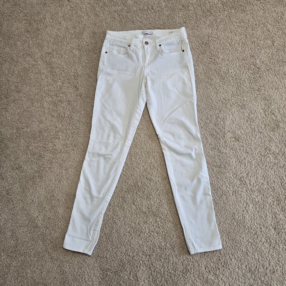 Genetic Denim Womens Size 26 The Shya Cigarette Jeans White Skinny Made in USA